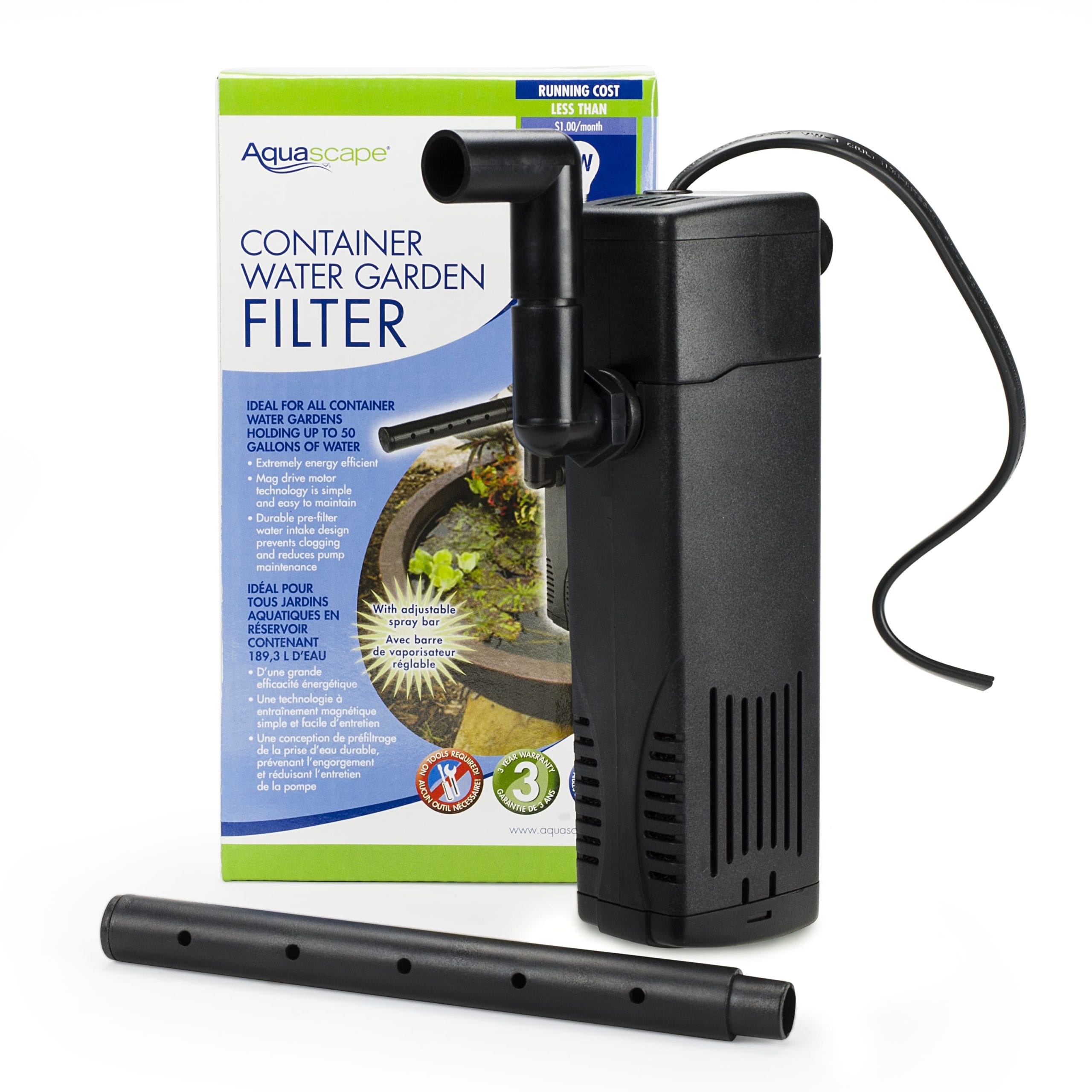 CONTAINER WATER GARDEN FILTER