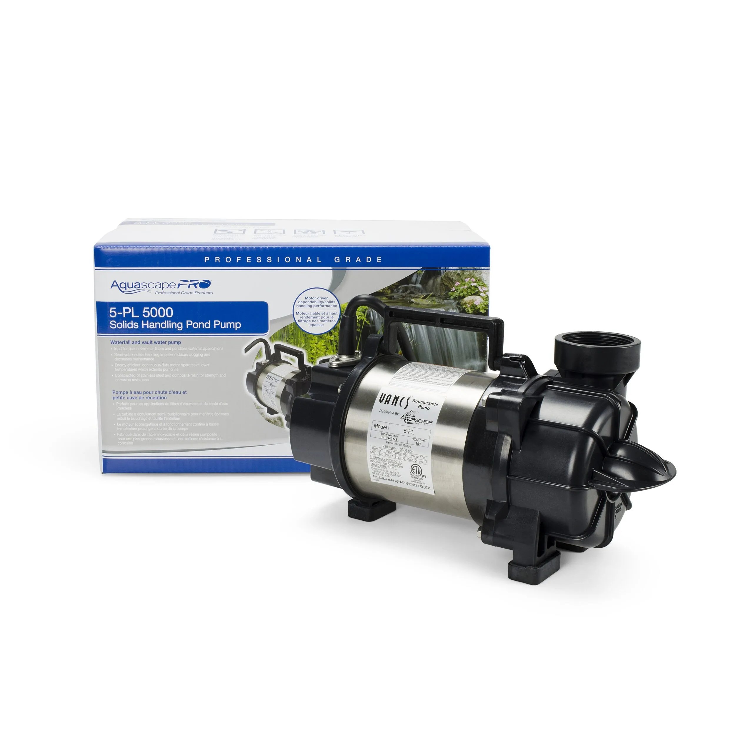 5-PL 5000 SOLIDS-HANDLING POND PUMP