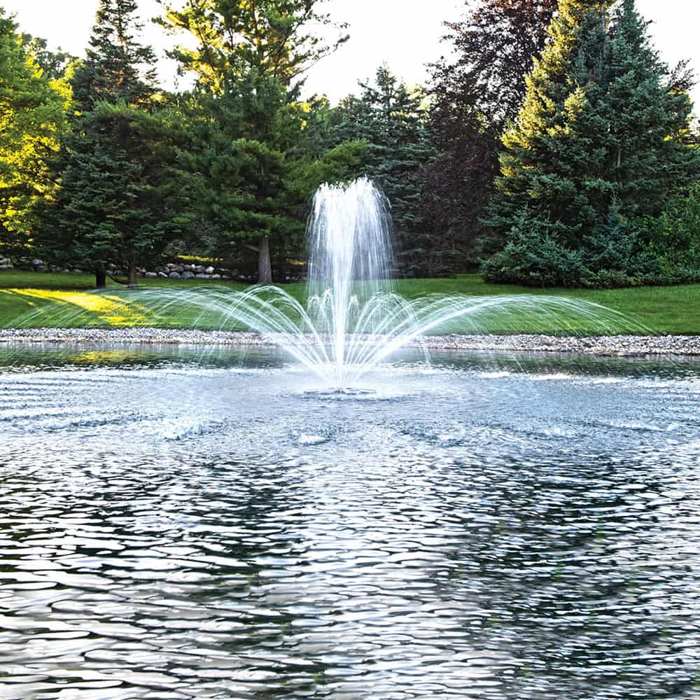 Airmax EcoSeries Floating Fountain for Lakes & Farm Ponds