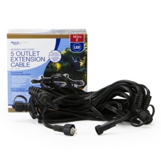 LOW VOLTAGE EXTENSION CABLE 5-OUTLET - 25' (7.62 M)
