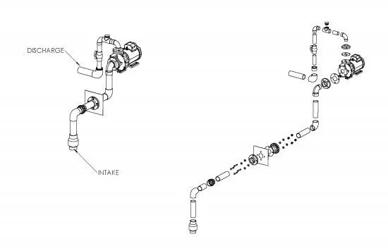 EXT PUMP 2"-3" PLUMBING KIT - Image 4