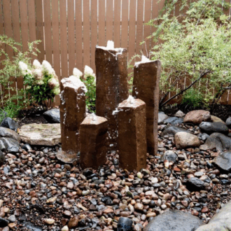 FAUX BASALT COLUMN SET OF 5