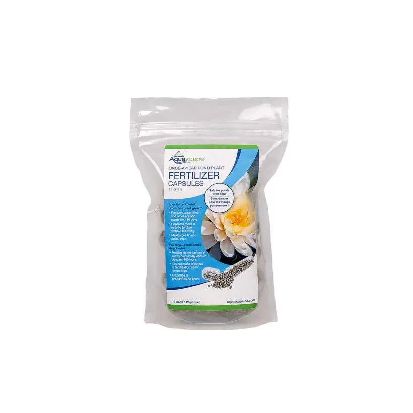 ONCE-A-YEAR POND PLANT FERTILIZER CAPSULES