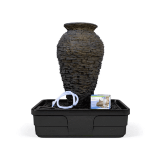 STACKED SLATE URN FOUNTAIN KIT - 45" H (114 CM)