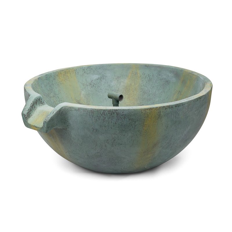SPILLWAY BOWL - PATINA - 32" DIA (81 CM)