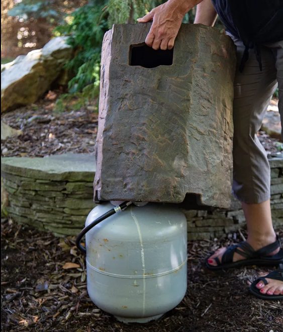 FAUX STONE PROPANE TANK COVER - Image 4