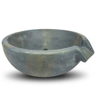 SPILLWAY BOWL - PATINA - 19" DIA (49 CM)