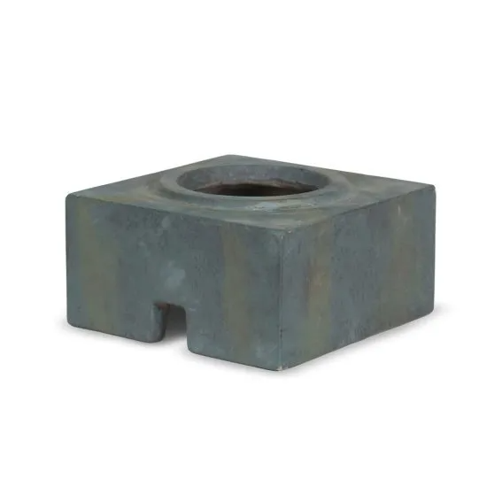 SPILLWAY BOWL STAND - PATINA - 6" H (15 CM)