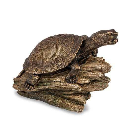 TURTLE ON LOG SPITTER - Image 5
