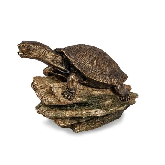 TURTLE ON LOG SPITTER - Image 4