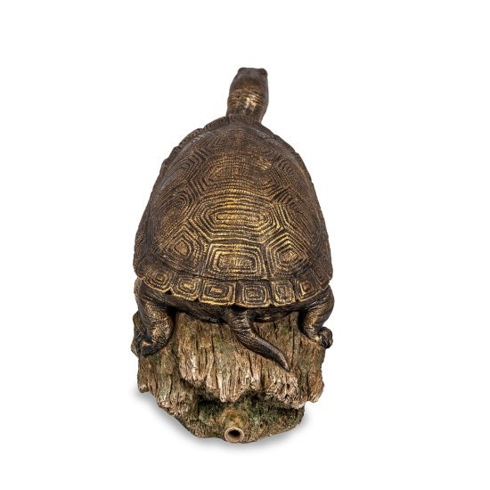 TURTLE ON LOG SPITTER - Image 6