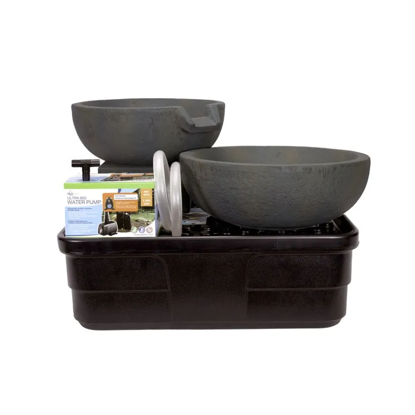 SPILLWAY BOWL AND BASIN FOUNTAIN KIT - IRON ORE - 19"/21" DIA (49/52 CM) - Image 2
