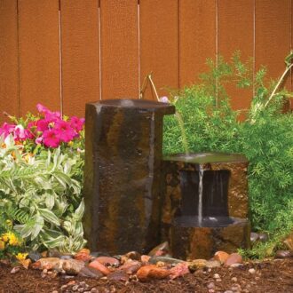 Keyed Basalt Columns Set of 3