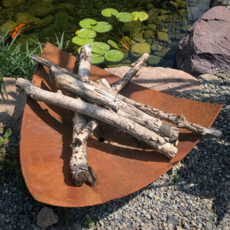 The Isosceles Modern Sculptural Fire Bowl