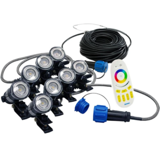 Airmax RGBW LED 8 Light Set with Cord